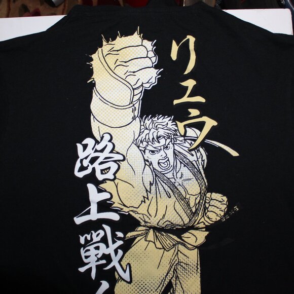 Street Fighter Sweatshirt Ryu Graphic Hoodie Double Sided Gaming - Size XL - Picture 9 of 9